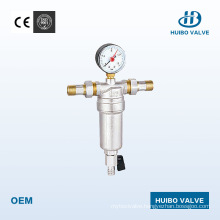 Pressure-Reduced Valve Water Pre Filter 1/2′′-3/4′′ Inch with Manometer